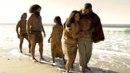 Ka'iana and Kupuohi at the beach in Chief of War | Image via Apple TV+